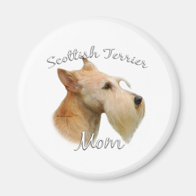 Imán Scottish Terrier (trigo) Mom 2 (Frente)