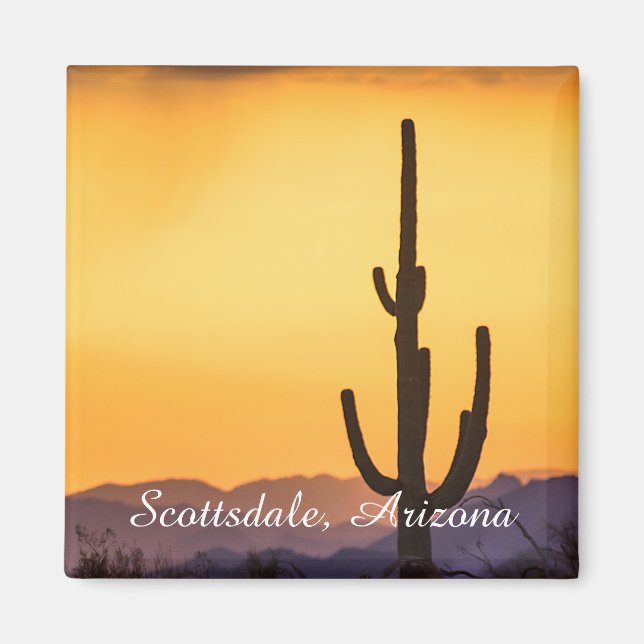 Imán Scottsdale atardecer antes de la tormenta (Frente)