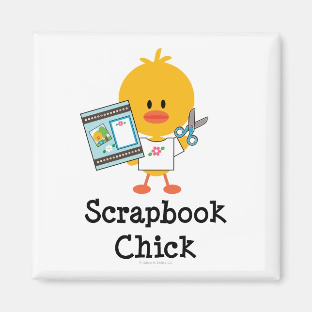 Imán Scrapbook Chick Magnet (Frente)
