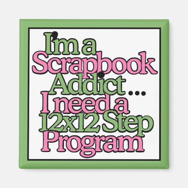 Imán Scrapbook Hobby (Frente)