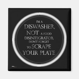 Imán Scrape Your Plate (Lavavajillas)