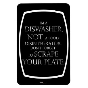 Imán Scrape Your Plate (Lavavajillas)