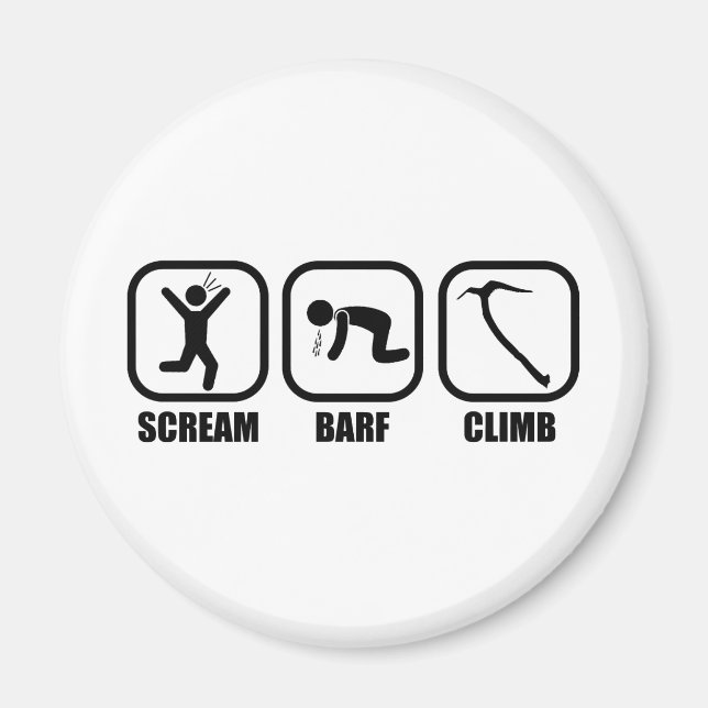 Imán Scream Barf Climb (Frente)