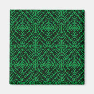 Imán Scribe simple   Tejido Espejo   Verde   Oficina