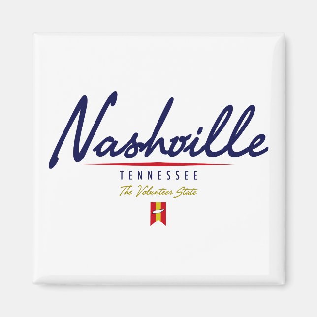 Imán Script de Nashville (Frente)