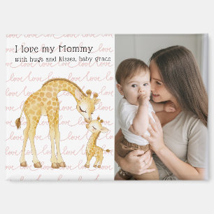Imán Script Moderno Personalizado 'Te Amo - Mami' 