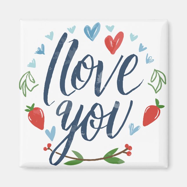 Imán Script te amo (Frente)