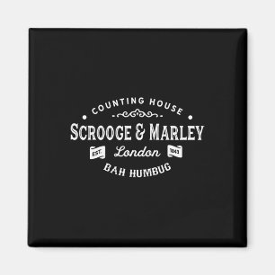 Imán Scrooge y Marley Counting House Navidades Carol