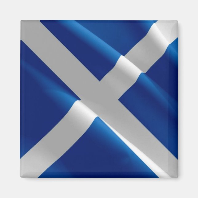 Imán SCT002 WAVING FLAG Scottish SCOTLAND, Fridge (Frente)