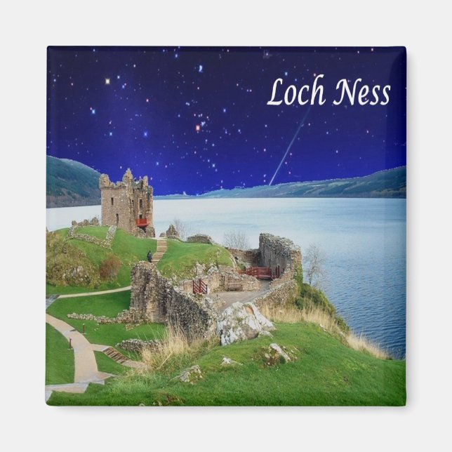 Imán SCT023 LOCH NESS, Escocia, Europa, Fridge (Frente)