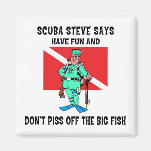 Imán SCUBA Steve