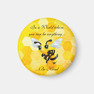 Imán "Sé amable" Abeja