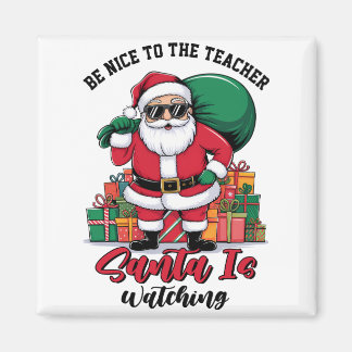 Imán Sé Amable Con El Profesor Santa Está Mirando