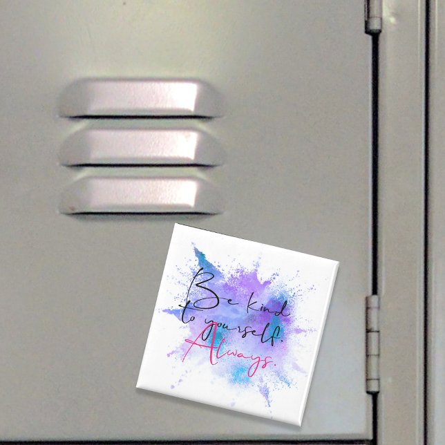 Imán Sé Amable Con Tu Cita De Caligrafía Siempre (Subido por el creador)