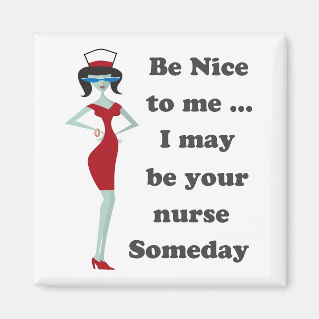 Imán Sé amable conmigo (Frente)