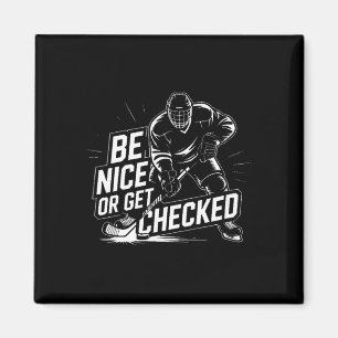Imán Sé Amable O Te Revisarán Divertido Hockey Sobre Hi