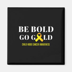 Imán Sé audaz Vamos Oro Conciencia sobre el cáncer infa