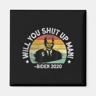 Imán ¿Se callará, hombre - Debate de Trump Biden 2020 Q
