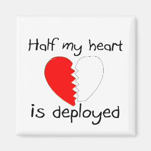 Imán Se despliega la mitad de mi corazón