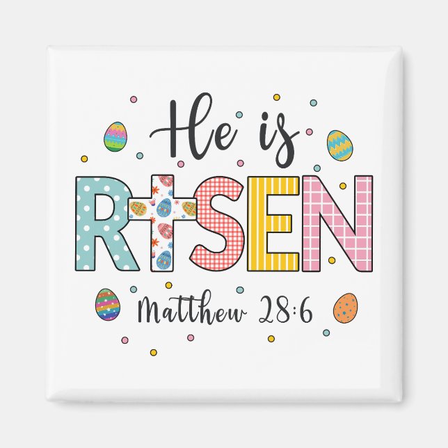 Imán Se eleva Jesús Cristiano Feliz Pascua (Frente)
