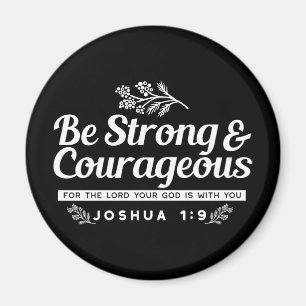 Imán Sé fuerte y valiente – versículo de la Biblia Josu