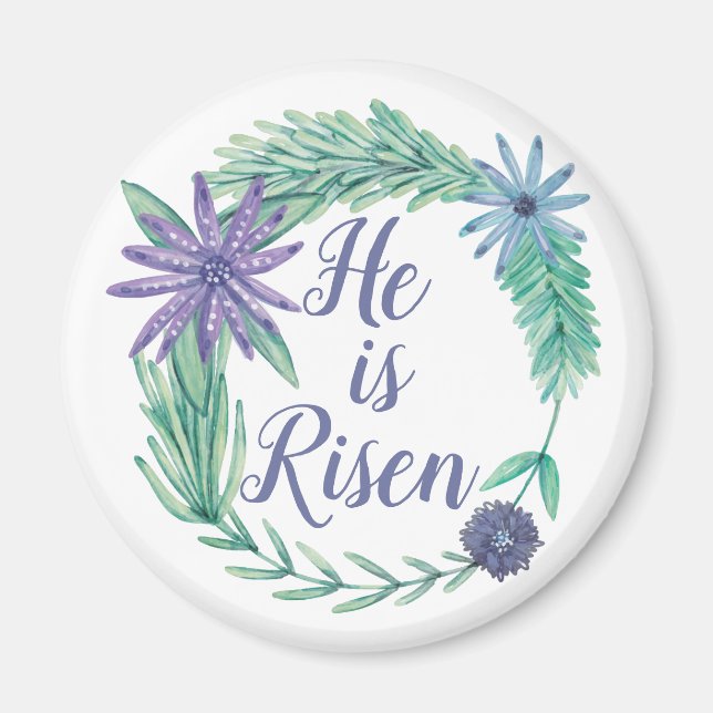 Imán Se ha vuelto floral religiosa de Pascua (Frente)