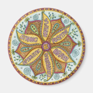 Imán "Sé intrépido"