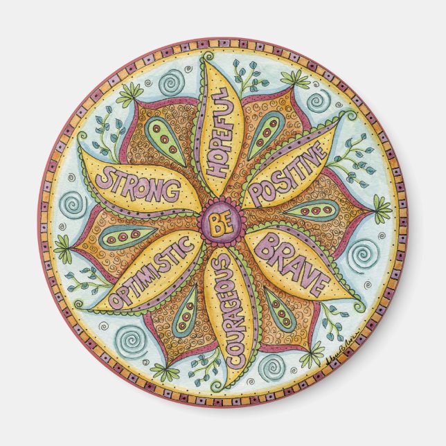 Imán "Sé intrépido" (Frente)