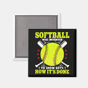 Imán Se inventó el softball para mostrar a los niños có
