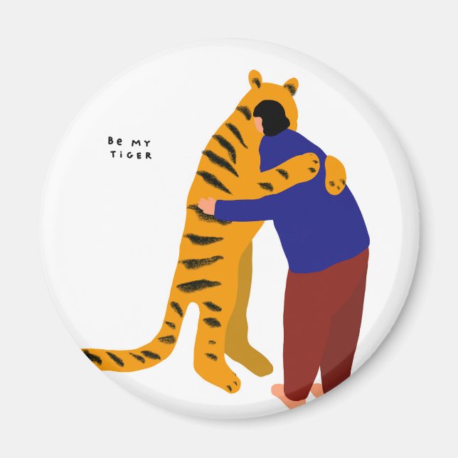 Imán Sé mi tigre (Frente)