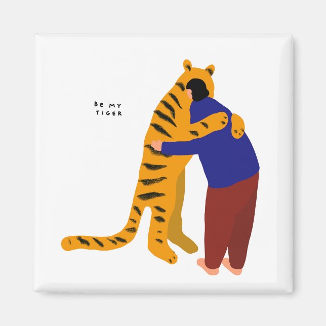 Imán Sé mi tigre (Frente)