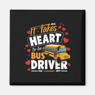 Imán Se necesita corazón para ser un conductor de autob