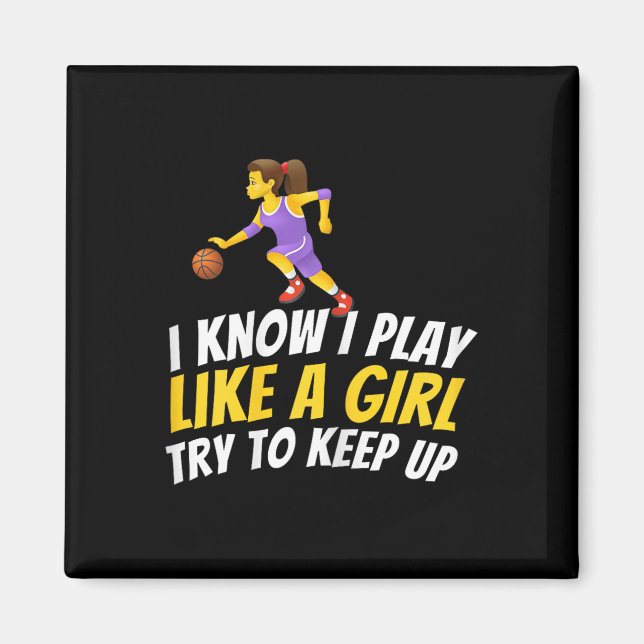 Imán Sé Que Juego Como Un Chica Intento Seguir El Ritmo (Frente)