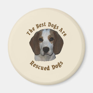 Imán Se rescatan los mejores perros - beagle