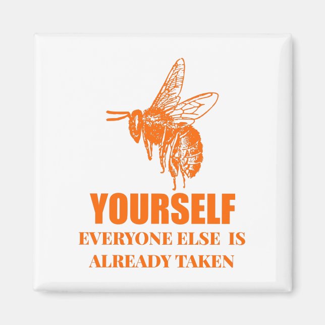 Imán Sé tú mismo (Frente)