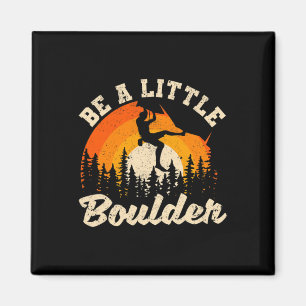 Imán Sé un pequeño entusiasta de Boulder Bouldering de