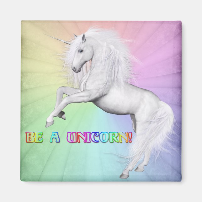 Imán Sé un Unicornio (Frente)