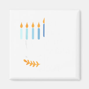 Imán Sé una luz Feliz Hanukkah Menorá Regalo Judío _4
