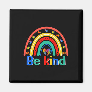Imán Sea amable con el arcoiris y Inspirador autismo en