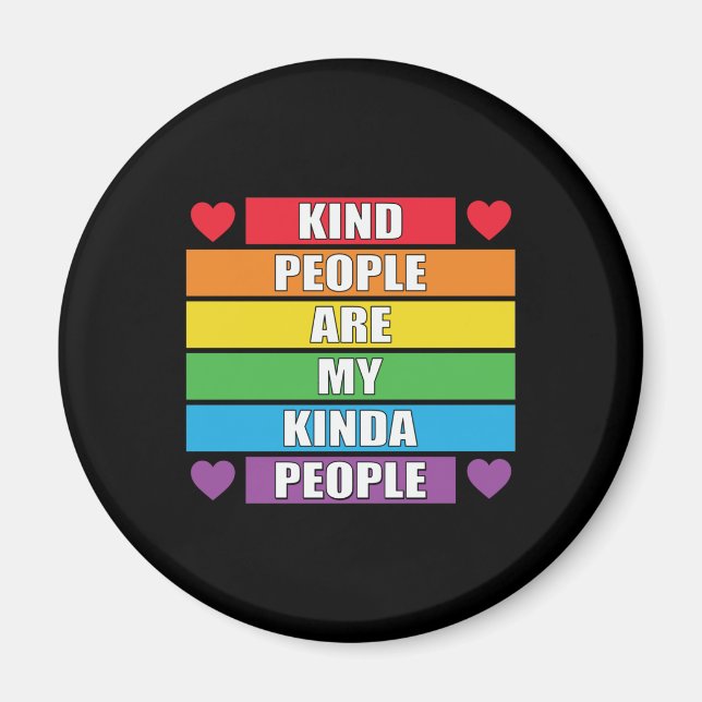 Imán Sea amable con la comunidad LGBT Amable con la gen (Frente)