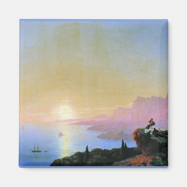 Imán Sea Bay, por Ivan Aivazovsky, (Frente)
