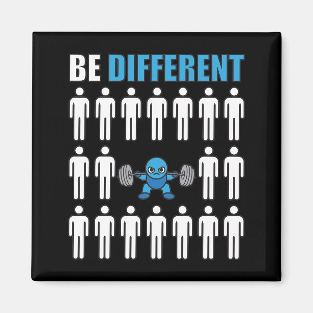 Imán Sea diferente - Kawaii Anime Bodybuilding Workup (Frente)