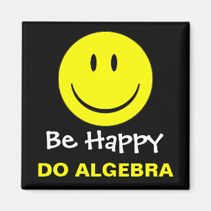 Imán Sea feliz hacen álgebra