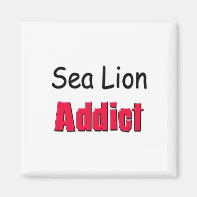 Imán Sea Lion Addict (Frente)