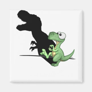 Imán Sea lo que sea el regalo de Dino Funny de Dinosaur