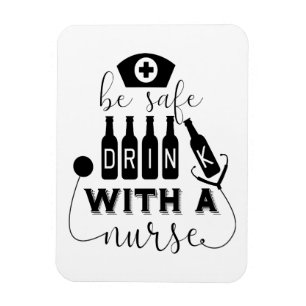 Imán Sea Seguro Con Una Enfermera