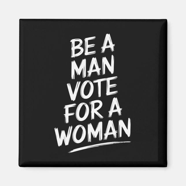Imán Sea Un Hombre Vota Por Una MujerHarris 2024 Kamala (Frente)
