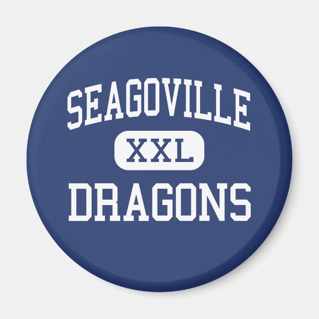 Imán Seagoville - Dragons - High School - Dallas Texas (Frente)