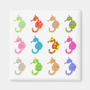 Imán Seahorse modelado