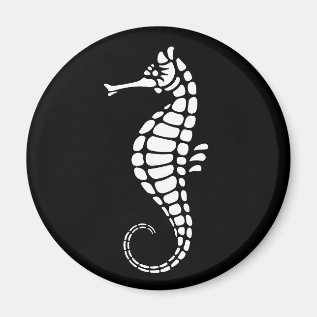 Imán Seahorse White (Frente)
